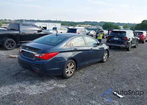 2013 Hyundai Sonata Gls из США, поврежденный, VIN 5NPEB4AC0DH711013